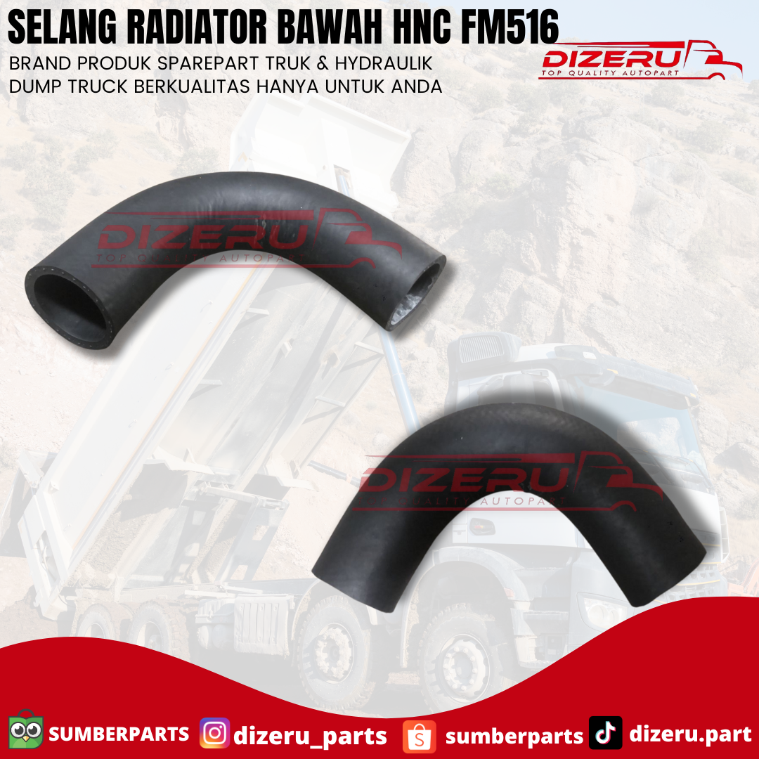 Selang Radiator Bawah HNC FM516